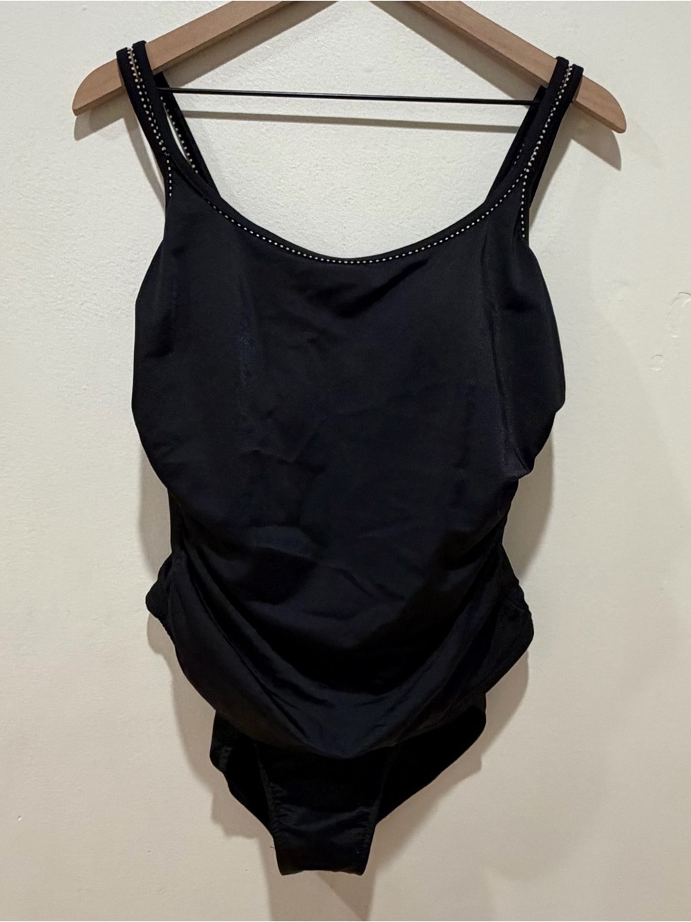 Miraclesuit Solid Black One-Piece Swimsuit - Women’s Size 10 - slimming